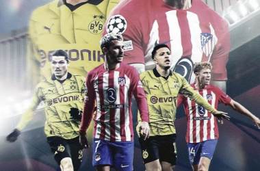 Atlético de Madrid recebe Borussia Dortmund para jogo de ida das quartas de final da Champions League 