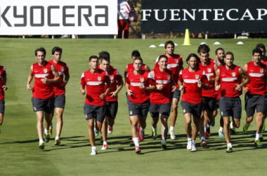 Última jornada de entrenamiento antes de la gira sudamericana