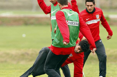 Godín y Cristian Rodriguez ya trabajan con el grupo