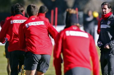 Los suplentes ante el Valencia trabajaron en la mañana del lunes