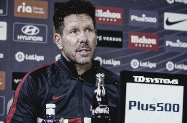 Simeone entiende que la salida del Atlético de la Superliga
es “buena para todos”