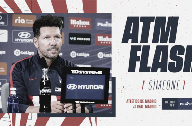 Diego Simeone: "Nosotros nos jugamos mucho"