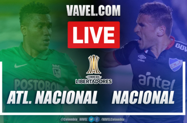 Resumen Atlético Nacional vs Club Nacional (0-0) en la fecha 4 del grupo F por Copa Libertadores 2021