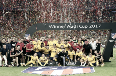 El Atleti se lleva la Audi Cup