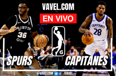 Canastas y resumen del Austin Spurs 99-112 Capitanes CDMX en NBA G-League 2022-2023