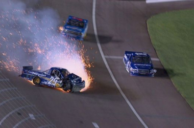 NASCAR Camping World Truck Series: Austin Theriault Suffers Lower Back Fracture In Las Vegas Crash