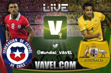 Live Cile - Australia in partita dei Mondiali 2014
