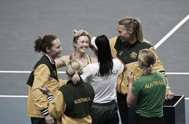 Austrália vence equilibrado jogo de duplas contra Grã-Bretanha e vai à decisão da BJK Cup