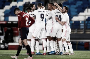 Real Madrid 2-0 Osasuna: Los blancos no se bajan de LaLiga