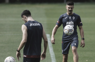 La SD Eibar completa un nuevo entrenamiento en Atxabalpe