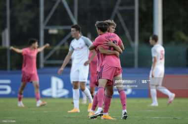 Álvaro Carrillo realizó su primera aparición en la UEFA Youth League ante el RB Salzburgo