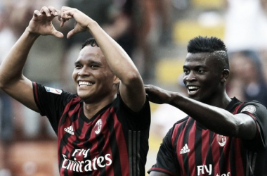 Bacca, tre gol e quell'abbraccio con Montella per cancellare un'estate di dubbi