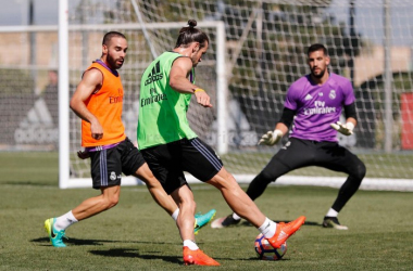 Ramos y Bale se unen al grupo en el segundo entrenamiento de la semana