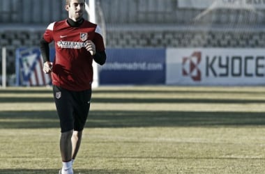 El Atlético volvió al trabajo con Juanfran y Baptistao al margen