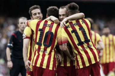 Neymar marca duas vezes e Barcelona vence Athletic Bilbao no Camp Nou