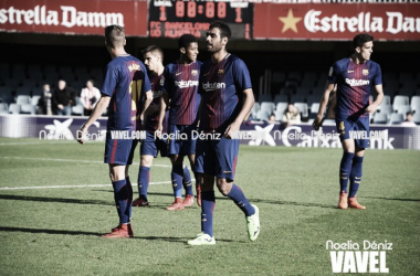 El Zaragoza &#039;agua la fiesta&#039; al Barça B en el primer partido de 2018