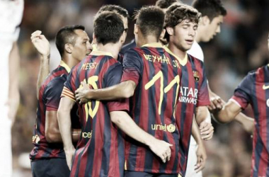 Barcelona - Santos: puntuaciones del Barcelona, trofeo Joan Gamper