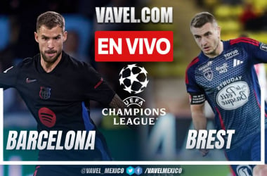 Goles y resumen del Barcelona 3-0 Brest en UEFA Champions League