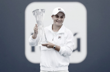 Barty defiende el título de Miami por lesión de Andreescu