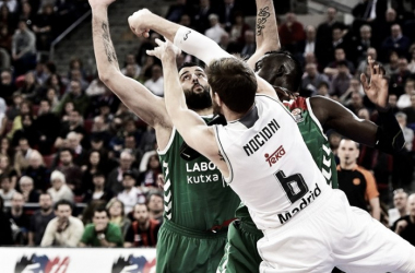 El Baskonia hiere de muerte al Madrid en el último segundo