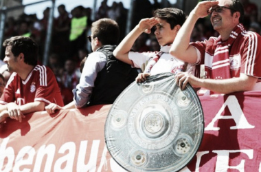 FC Bayern nach 2:1 zum vierten Mal in Folge deutscher Meister