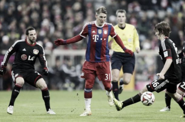 Resultado Bayern de Múnich - Bayer Leverkusen en Bundesliga 2015 (3-0)