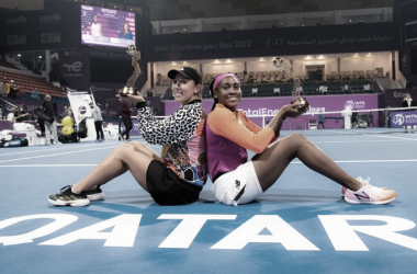 Doha: Gauff y Pegula celebran en dobles