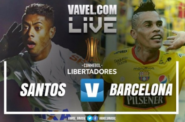 Santos vs Barcelona SC EN VIVO ahora por Copa Libertadores 2017 (0-0)