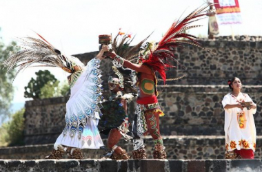 Arde el Fuego Nuevo en Teotihuacán