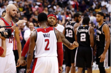 Bradley Beal's Game-Winning Three Pointer Gives Washington Wizards 102-99 Victory Over San Antonio Spurs