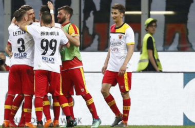 Milan-Benevento, De Zerbi: "Che emozione vincere a San Siro"