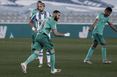 El Real Madrid, líder tras un
polémico partido ante la Real Sociedad