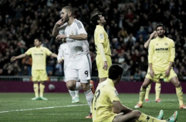 Benzema marca dois e Real Madrid goleia o Villarreal em jogo de seis gols