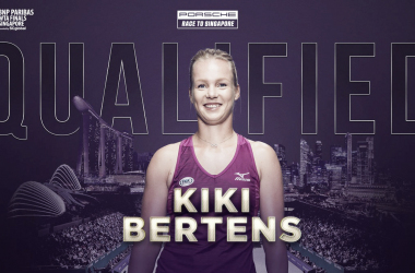 Kiki Bertens qualifies for WTA Finals