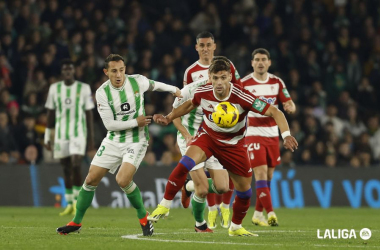 Al Granada no le basta con esfuerzo y sacrificio en el Villamarín