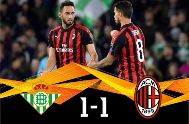 Milan: solo 1-1 con il Betis, serve una gara diversa contro
la Juve