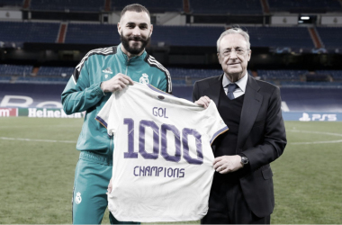 Benzema y el Real Madrid hacen historia con el gol número 1.000 en Champions League