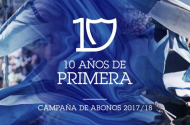 Arranca la campaña de abonados 2017-18: &quot;10 años de Primera&quot;