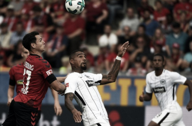 Na estreia de Kevin-Prince Boateng, Freiburg e Frankfurt empatam sem gols