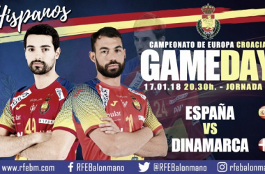 Resumen España (22-25) Dinamarca por la tercera jornada del Grupo D de la EHF EURO Croacia 2018