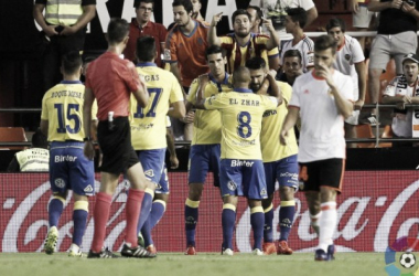 Boateng marca na estreia e Las Palmas bate Valencia fora de casa em jogo de seis gols