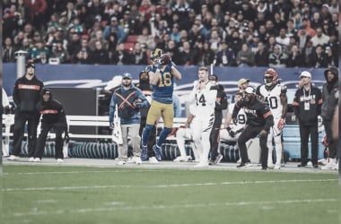 L.A.
Rams ganan con facilidad (24-10) a Bengals en el partido de Wembley

