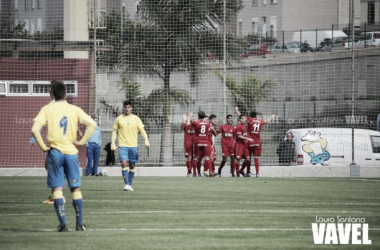 Fotos e imágenes del Las Palmas At. 0-1 Real Unión,jornada 17 del Grupo II de Segunda B