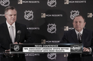 La NHL y MGM Resorts se asocian en un acuerdo histórico para el hockey americano