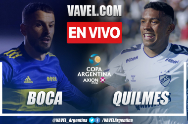 Boca Juniors vs Quilmes EN VIVO hoy (1-1)