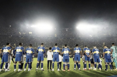 El equipo de Boca Juniors de la fecha pasada en la Bombonera