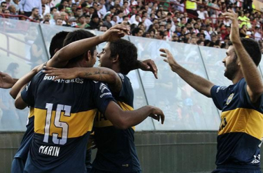 Resultado Boca Juniors - Zamora por la Copa Libertadores 2015 (5-0)