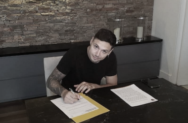Zárate firmó su nuevo contrato con Boca