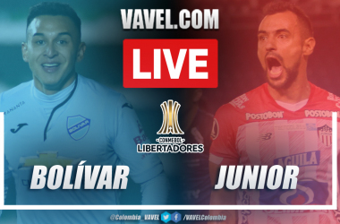 Resumen Bolívar vs Junior (2-1) en ida de fase 3 por Copa Libertadores 2021