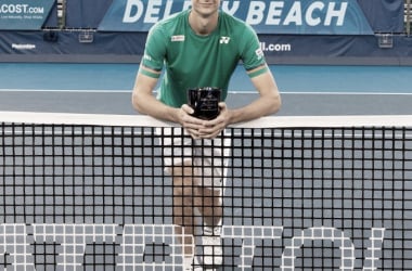 Hubert Hurkacz es el mejor en Delray Beach